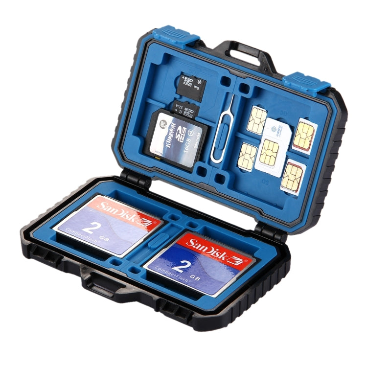 27 in 1 Memory Card Case for 4CF + 8SD + 9TF + 1Card PIN + 1Standard SIM + 2Micro-SIM + 2Nano-SIM, 27 in 1 – Durable Build, Easy to Use