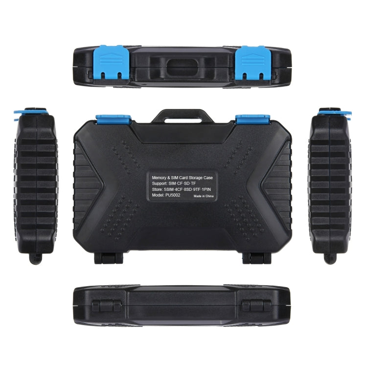 27 in 1 Memory Card Case for 4CF + 8SD + 9TF + 1Card PIN + 1Standard SIM + 2Micro-SIM + 2Nano-SIM, 27 in 1 – Durable Build, Easy to Use