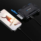 Card Reader + 22 in 1 Memory Card Case for 1Standard SIM + 2Micro-SIM + 2Nano-SIM + 3CF + 7SD + 6TF + 1CARD PIN, 22 in 1 + Card Reader – Card Slot, Data Transmission