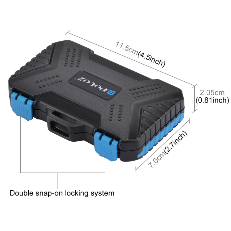 Card Reader + 22 in 1 Memory Card Case for 1Standard SIM + 2Micro-SIM + 2Nano-SIM + 3CF + 7SD + 6TF + 1CARD PIN, 22 in 1 + Card Reader – Card Slot, Data Transmission
