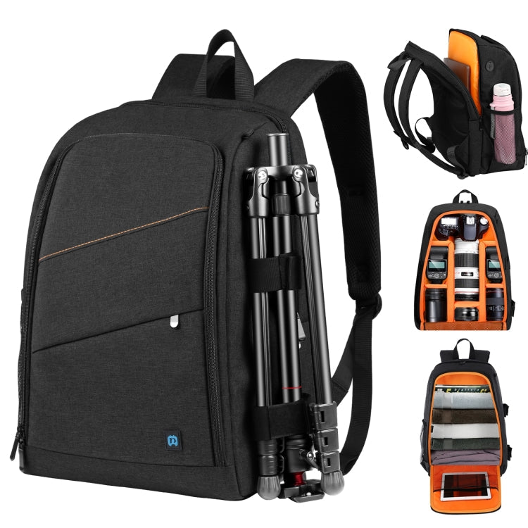 Outdoor Portable Waterproof Scratch-proof Dual Shoulders Backpack Handheld PTZ Stabilizer Camera Bag with Rain Cover for Digital Camera, DJI Ronin-SC / Ronin-S, Backpack(Grey), Backpack(Black), Backpack(Grey US) – Waterproof Backpack(Black) Black