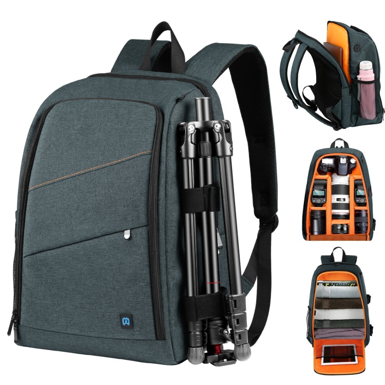 PULUZ Outdoor Portable Waterproof Scratch-proof Dual Shoulders Backpack Handheld PTZ Stabilizer Camera Bag with Rain Cover for Digital Camera, DJI Ronin-SC / Ronin-S, Backpack(Grey), Backpack(Black), Backpack(Grey US) Backpack(Grey) Grey