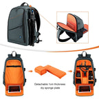 PULUZ Outdoor Portable Waterproof Scratch-proof Dual Shoulders Backpack Handheld PTZ Stabilizer Camera Bag with Rain Cover for Digital Camera, DJI Ronin-SC / Ronin-S, Backpack(Grey), Backpack(Black), Backpack(Grey US)