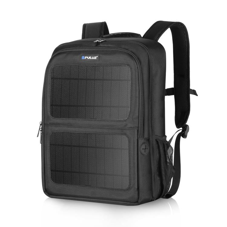 Solar Power Outdoor Portable Camera Dual Shoulders Backpack Laptop Bag, Solar Shoulders Backpack – Waterproof, Leather, TPU