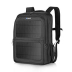 Solar Power Outdoor Portable Camera Dual Shoulders Backpack Laptop Bag, Solar Shoulders Backpack – Waterproof, Leather, TPU