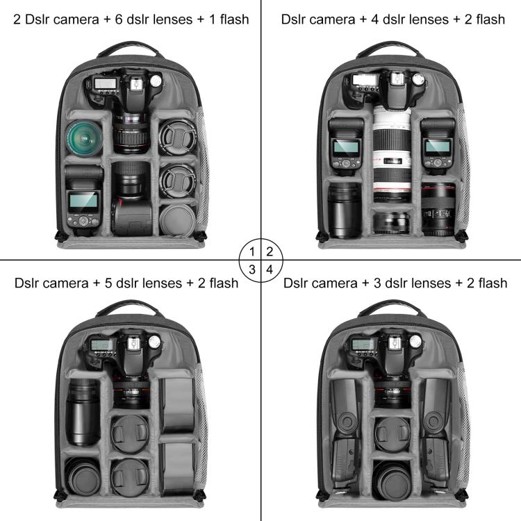 Solar Power Outdoor Portable Camera Dual Shoulders Backpack Laptop Bag, Solar Shoulders Backpack – Waterproof, Leather, TPU