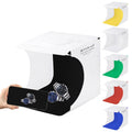 PULUZ 20cm Folding Portable 550LM Light Photo Lighting Studio Shooting Tent Box Kit with 6 Colors Backdrops (Black, White, Orange, Red, Green, Blue), Unfold Size: 24cm x 23cm x 23cm, 20cm Box, 20cm Box(US) 20cm Box PU5021