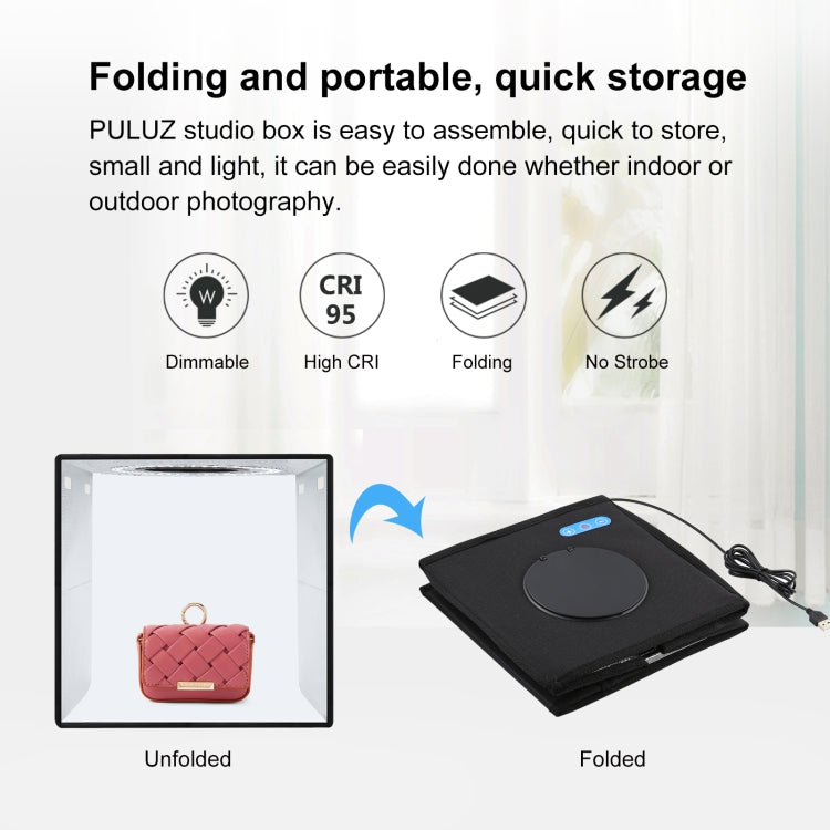 25cm Folding Portable Ring Light Photo Lighting Studio Shooting Tent Box with 12 Colors Backdrops, Size: 25cm x 25cm x 25cm, 25cm High CRI Box – Durable Build, Easy to Use