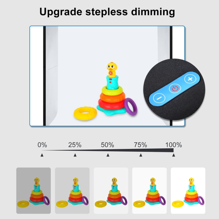 25cm Folding Portable Ring Light Photo Lighting Studio Shooting Tent Box with 12 Colors Backdrops, Size: 25cm x 25cm x 25cm, 25cm High CRI Box – Durable Build, Easy to Use