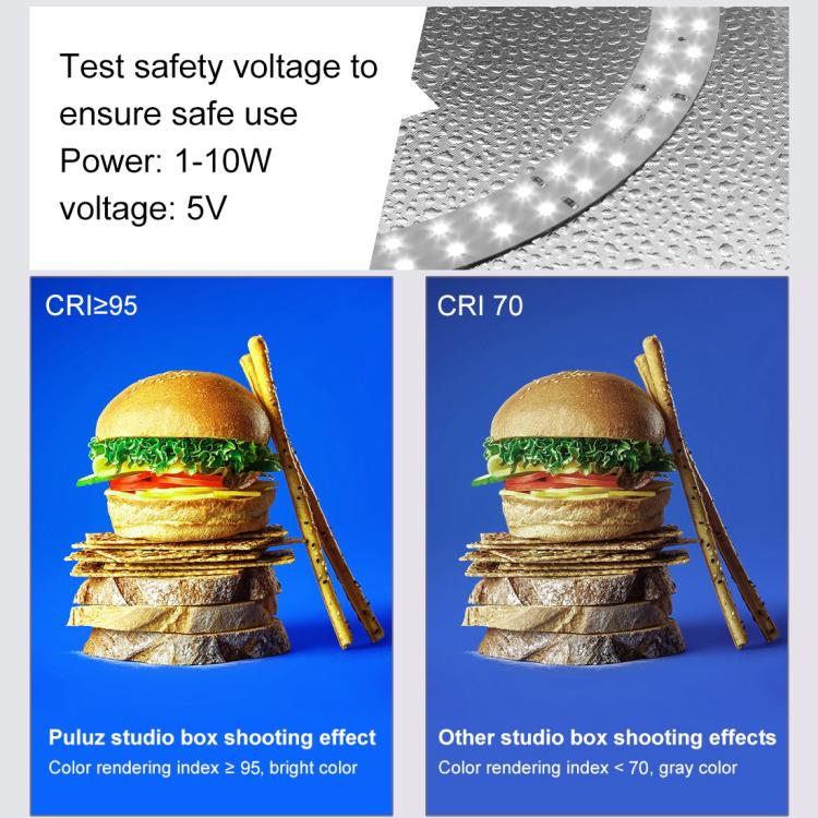 25cm Folding Portable Ring Light Photo Lighting Studio Shooting Tent Box with 12 Colors Backdrops, Size: 25cm x 25cm x 25cm, 25cm High CRI Box – Durable Build, Easy to Use