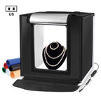 PULUZ 40cm Folding Portable White Light Dimmable Photo Lighting Studio Shooting Tent Box Kit with 6 Colors (Black, Orange, White, Red, Green, Blue) Backdrops, 40cm Box(US), 40cm Box(UK), 40cm Box(EU), 40cm Box(AU) 40cm Box(US) 40cm Box(US)