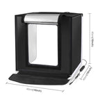 PULUZ 40cm Folding Portable White Light Dimmable Photo Lighting Studio Shooting Tent Box Kit with 6 Colors (Black, Orange, White, Red, Green, Blue) Backdrops, 40cm Box(US), 40cm Box(UK), 40cm Box(EU), 40cm Box(AU)