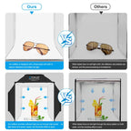 PULUZ 40cm Folding 72W 5500K Studio Shooting Tent Soft Box Photography Lighting Kit with 4 Colors (Black, Orange, White, Green) Backdrops, 40cm Folding 72W(AU Plug), 40cm Folding 72W(EU Plug), 40cm Folding 72W(UK Plug), 40cm Folding 72W(US Plug)
