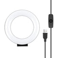 4.7 inch 12cm Curved Surface USB White Light LED Ring Selfie Beauty Vlogging Photography Video Lights, 4.7 inch – Durable Build, Easy to Use 4.7 inch