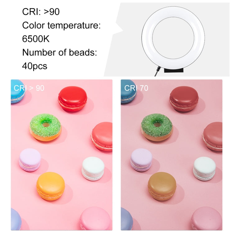 4.7 inch 12cm Curved Surface USB White Light LED Ring Selfie Beauty Vlogging Photography Video Lights, 4.7 inch – Durable Build, Easy to Use