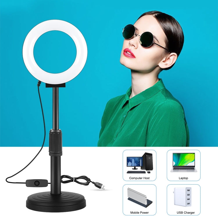 4.7 inch 12cm Curved Surface USB White Light LED Ring Selfie Beauty Vlogging Photography Video Lights, 4.7 inch – Durable Build, Easy to Use