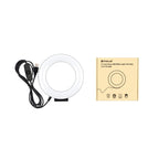 4.7 inch 12cm Curved Surface USB White Light LED Ring Selfie Beauty Vlogging Photography Video Lights, 4.7 inch – Durable Build, Easy to Use