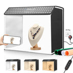 PULUZ Photo Studio Light Box Portable 60 x 40cm Cuboid Photography Studio Tent Kit with 6 Color Backdrops, 60 x 40cm (UK), 60 x 40cm (EU), 60 x 40cm (AU), 60 x 40cm (US) 60 x 40cm (UK) UK Plug