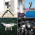 Aluminum alloy Frame Mount Protective Case Cage with Cold Shoe Base Slot & Tripod Base Adapter for Insta360 One R – Aluminum Alloy, For Insta 360 One R Frame Cage(B), For Insta 360 One R Frame Cage(R)