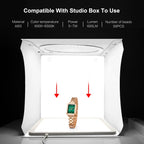 PULUZ 20cm LED Shadowless Light Pad for Photo Studio Box, 20cm Shadowless Light