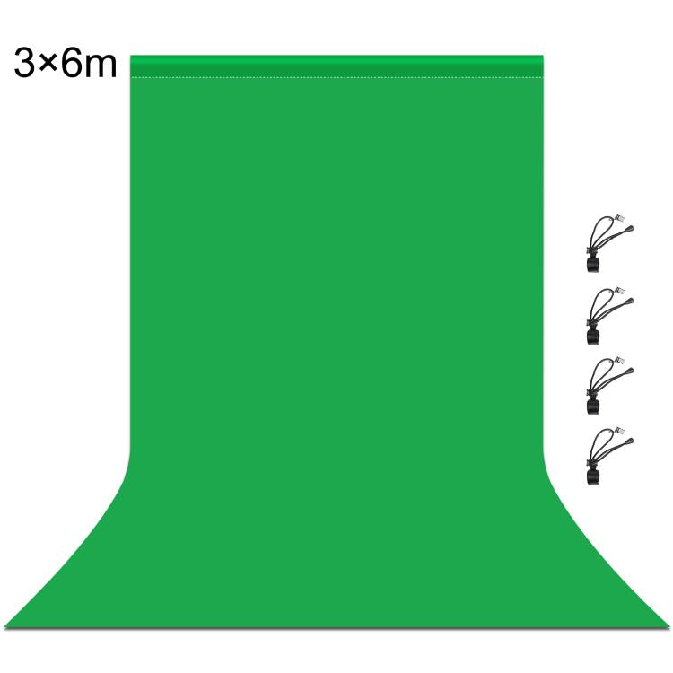 3m x 6m Photography Background Thickness Photo Studio Background Cloth Backdrop, 3m x 6m, 3 x 6m – Durable Build, Easy to Use 3 x 6m Green