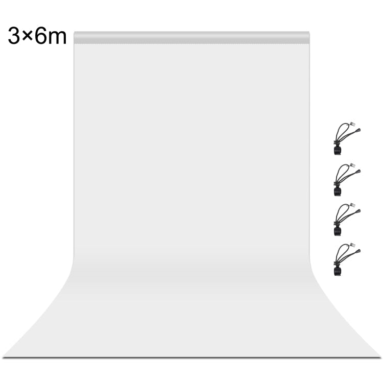 3m x 6m Photography Background Thickness Photo Studio Background Cloth Backdrop, 3m x 6m, 3 x 6m – Durable Build, Easy to Use 3m x 6m White