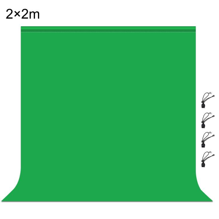 2m x 2m Photography Background Thickness Photo Studio Background Cloth Backdrop, 2m x 2m, 2 x 2m – Durable Build, Easy to Use 2 x 2m Green