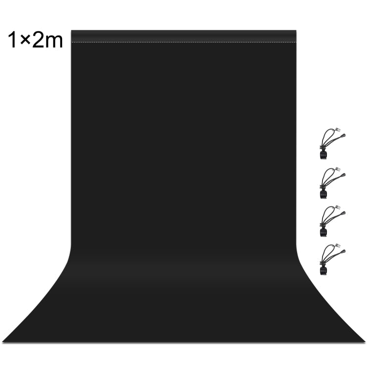 1m x 2m Photography Background Thickness Photo Studio Background Cloth Backdrop, 1m x 2m, 1 x 2m – Durable Build, Easy to Use 1m x 2m Black