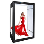 PULUZ 2m 240W 5500K Photo Light Studio Box Kit for Clothes / Adult Model Portrait, 2m Box(US), 2m Box(EU), 2m Box(AU), 2m Box(UK) 2m Box(US) PU5210US