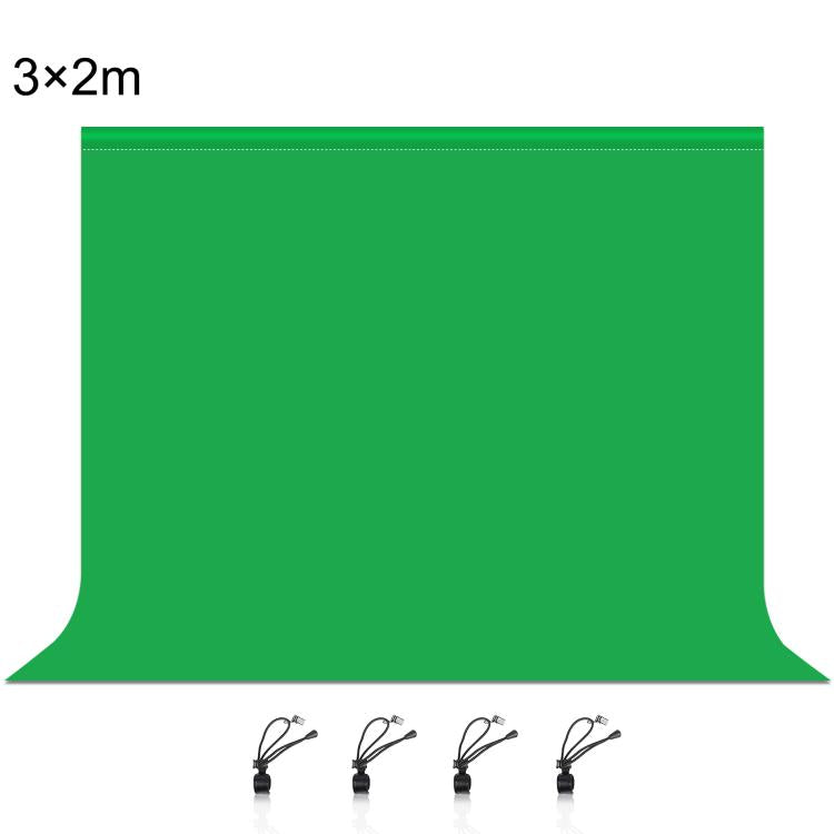 3m x 2m Photography Background Thickness Photo Studio Background Cloth Backdrop, 3m x 2m, 3 x 2m – Durable Build, Easy to Use 3 x 2m Green
