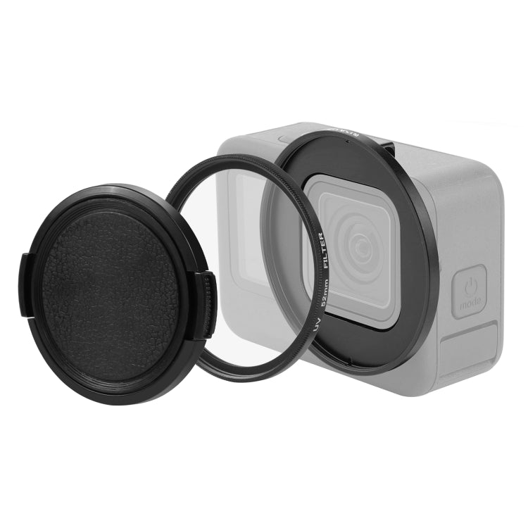 52mm UV Lens Filter for GoPro HERO12 Black /11 Black Mini /11 Black /10 Black /9 Black, with Adapter Ring, UV Filter – Aluminum Alloy