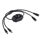 PULUZ 2.1mm x 5.5mm DC 5V-24V LED Strip Light LED Brightness Dimmer Controller Default Title