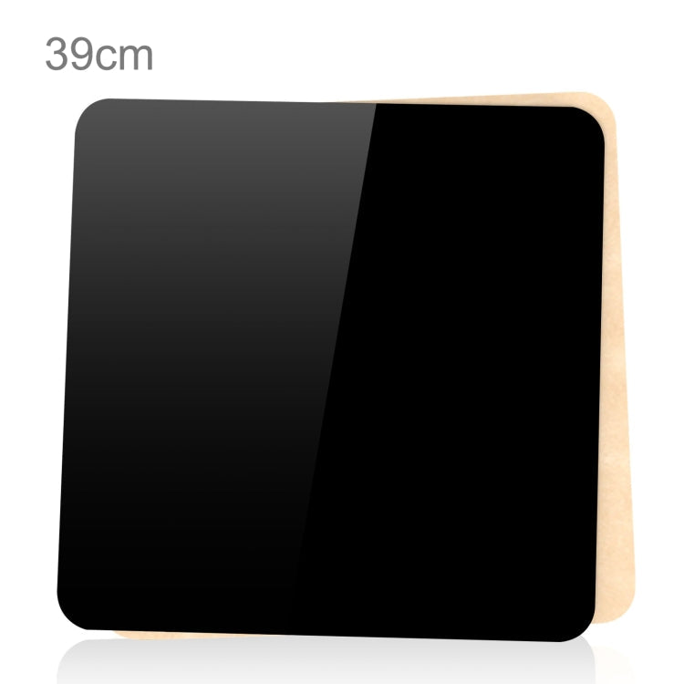 PULUZ 39cm Photography Acrylic Reflective Display Table Background Board, 39cm 39cm Black