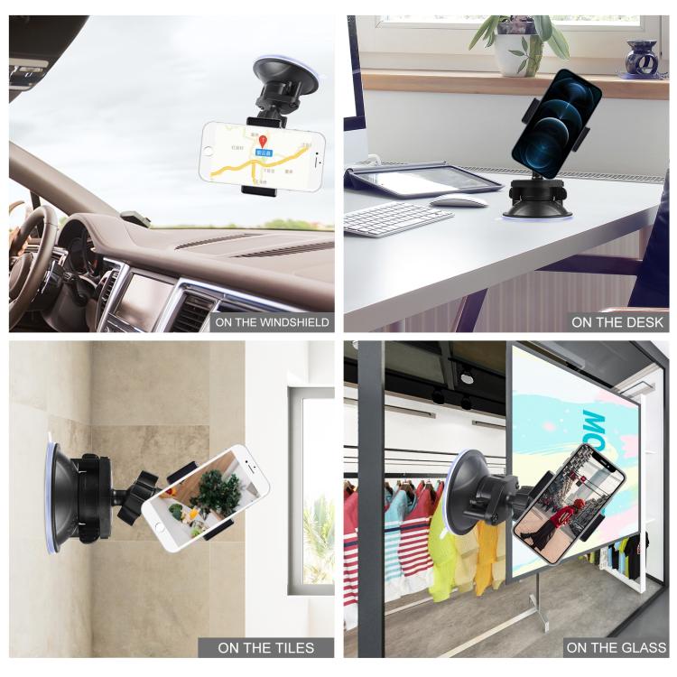 360 Degree Rotating Suction Cup Clamp Holder Bracket For iPhone,...