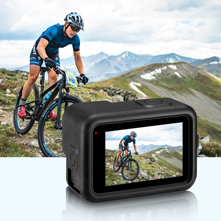 for GoPro HERO12 Black /11 Black /10 Black /9 Black Silicone Protective Case + POM Side Interface Cover with Wrist Strap & Lens Cover – Durable Build, Easy to Use, For GoPro HERO12 Black Silicone Case + Side Cover