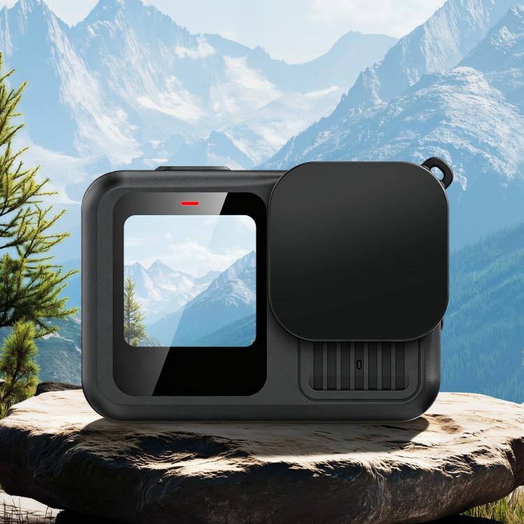 for GoPro HERO13 Black /12 Black /11 Black /10 Black /9 Black Soft TPU Rubber Scratch-resistant Camera Lens Protective Cap Cover – TPU, For GoPro HERO12 Black Lens Cap