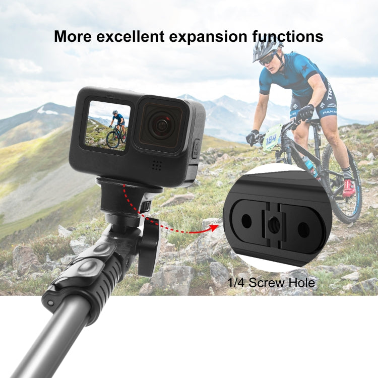 PULUZ Folding Finger Tripod Mount Adapter for GoPro MISSION 1 / 1 PRO / HERO 4K 2024 / HERO13 Black /12 Black /11 Black /11 Black mini /10 Black /9 Black /8 Black / Max, Folding Finger Tripod For GoPro HERO13 Black