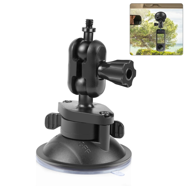 PULUZ 1/4 inch Magic Arm Suction Cup Mount, 1/4 inch Suction Cup Mount 1 4 inch Suction Cup Mount