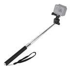 PULUZ Extendable Handheld Selfie Monopod for GoPro, Insta360, DJI and Other Action Cameras, Length: 22.5-80cm, Length: 22.5-100cm Length: 22.5-100cm