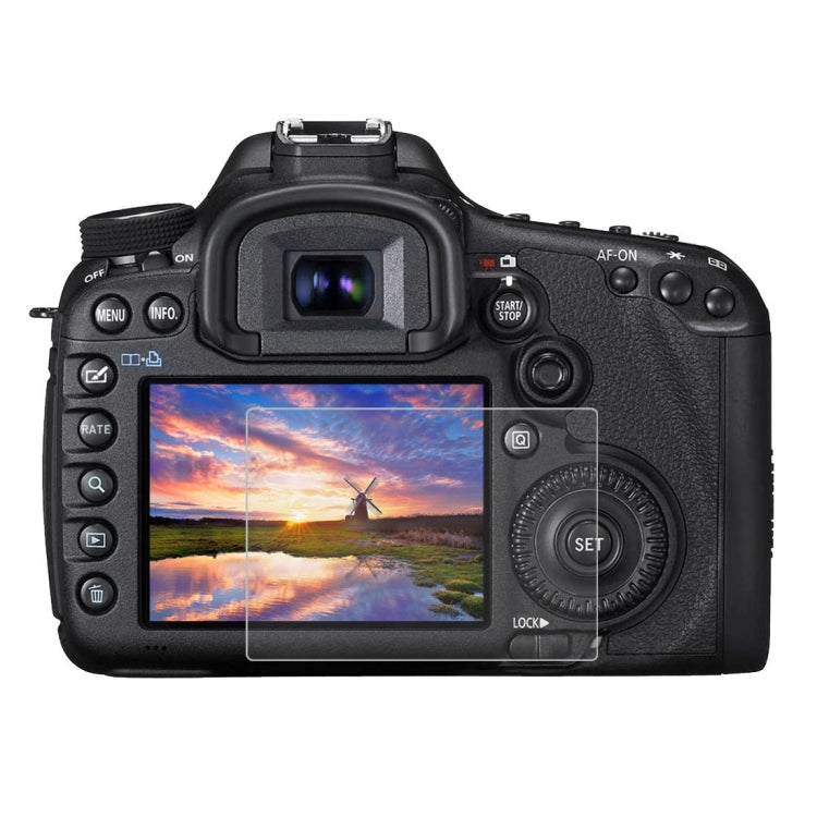 PULUZ 2.5D 9H Tempered Glass Film for Canon 5D Mark III, Compatible with Olympus SH50, Pentax K3 / K3II / 645Z, Sony HX7 / HX9 / HX100 / WX9 / HX30 / HX200 / W670 / W630 / WX100, For Canon 5D Mark III For Canon 5D Mark III