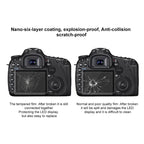 PULUZ 2.5D 9H Tempered Glass Film for Canon 5D Mark III, Compatible with Olympus SH50, Pentax K3 / K3II / 645Z, Sony HX7 / HX9 / HX100 / WX9 / HX30 / HX200 / W670 / W630 / WX100, For Canon 5D Mark III