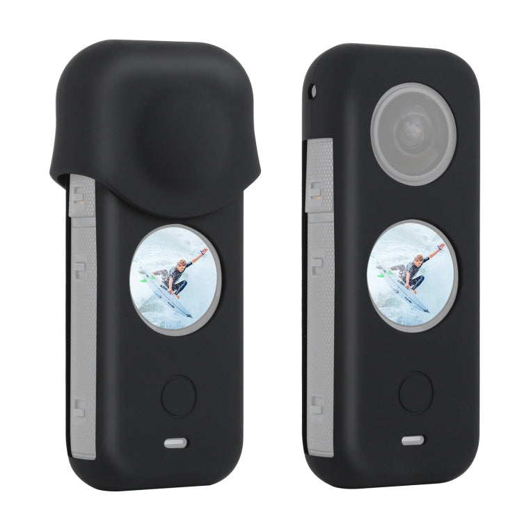 PULUZ Full Body Dust-proof Silicone Protective Case for Insta360 ONE X2, Case For Insta360 ONE X2 Case For Insta360 ONE X2 Black