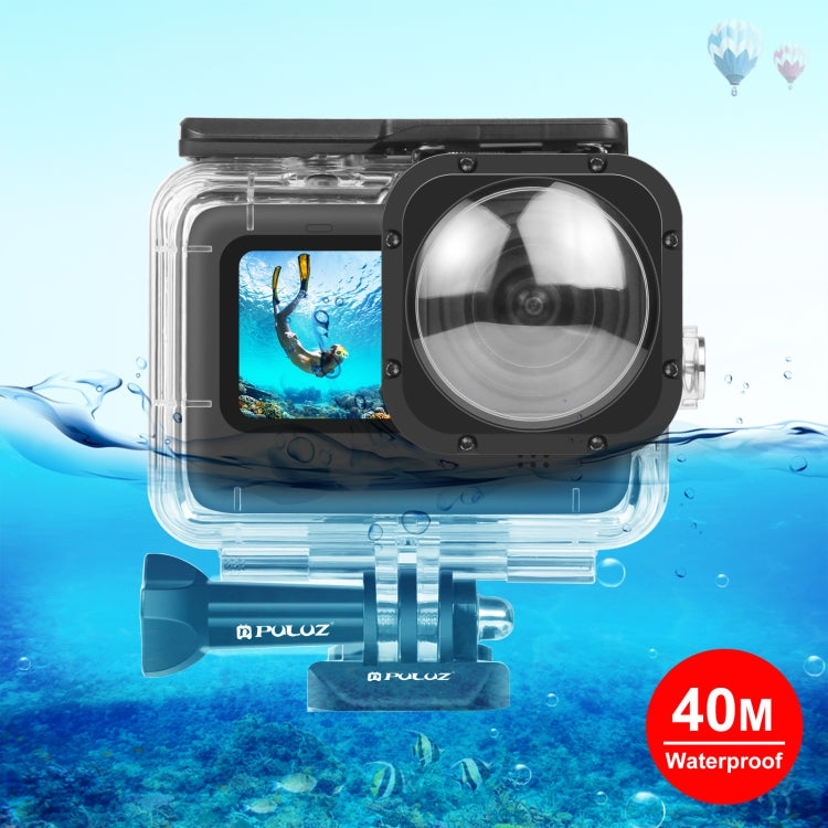 PULUZ 40m Waterproof Housing Protective Case with Buckle Basic Mount & Screw for GoPro HERO12 Black /11 Black /11 Black Mini /10 Black /9 Black Max Lens Mod, For GoPro Hero11 Black / HERO10 Black For GoPro Hero11 Black HERO10 Black