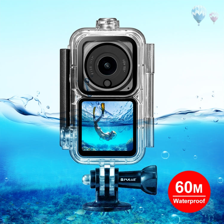PULUZ 60m Waterproof Housing Diving Case for DJI Action 2 Camera Unit / Action 2 Power Combo / Action 2 Dual-Screen Combo, Diving Case Diving Case