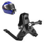 PULUZ Motorcycle Helmet Chin Strap Mount for GoPro, DJI Osmo Action and Other Action Cameras, Helmet Chin Strap (Black), Helmet Chin Strap (Orange), Helmet Chin Strap (Blue) Helmet Chin Strap (Black) Black