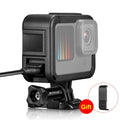 PULUZ Frame Expansion PA Cage with Side Interface Cover for GoPro HERO12 Black /11 Black /10 Black /9 Black, PA Cage with Side Cover PA Cage with Side Cover