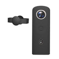 PULUZ Silicone Protective Case with Lens Cover for Ricoh Theta SC2 360 Panoramic Camera, Silicone Case For Ricoh Theta SC2(Black) Silicone Case For Ricoh Theta SC2(Black) Black