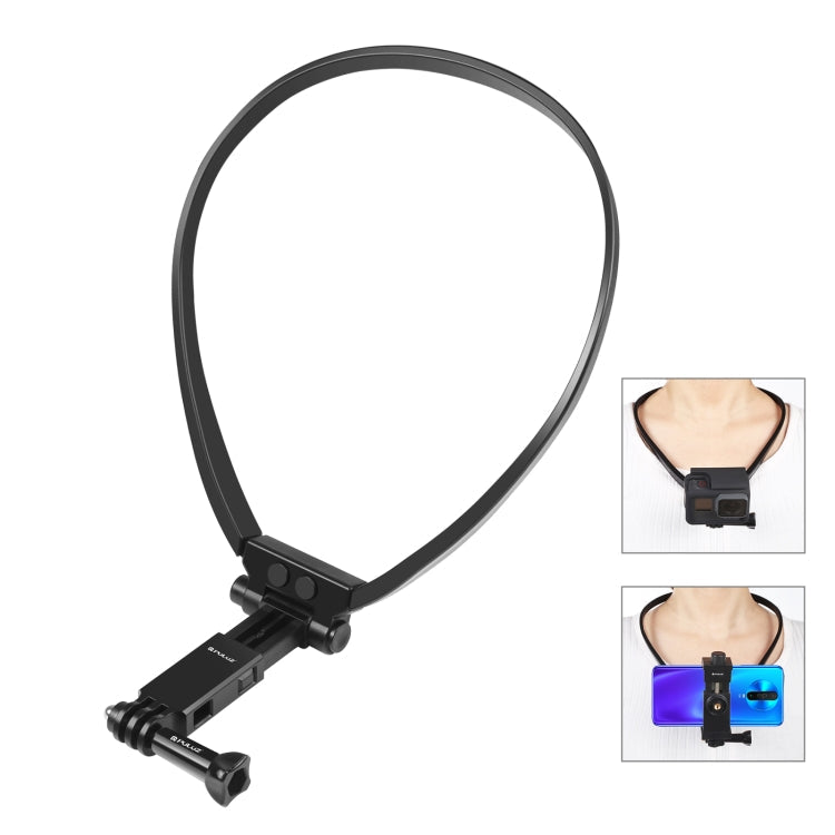 PULUZ Lazy Adjustable Neck Bracket for GoPro Action Camera Smartphones Default Title
