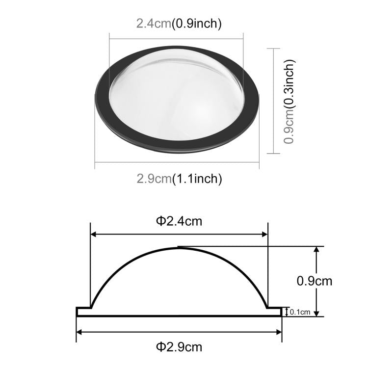 Lens Guard PC Protective Cover Kits for Ricoh Theta SC2 / S / V – Waterproof