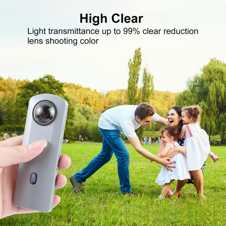 Lens Guard PC Protective Cover Kits for Ricoh Theta SC2 / S / V – Waterproof